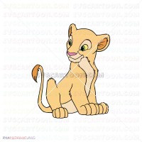 Nala The Lion King 11 svg dxf eps pdf png