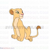 Nala The Lion King 4 svg dxf eps pdf png