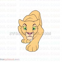 Nala The Lion King 5 svg dxf eps pdf png