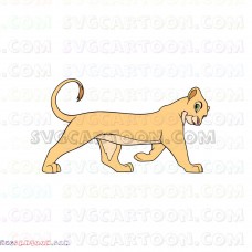 Nala The Lion King 6 svg dxf eps pdf png