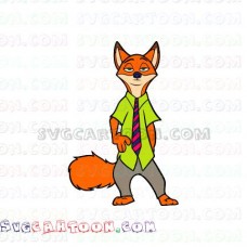 Nick Wilde Zootopia svg dxf eps pdf png