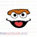 Oscar the Grouch Face Sesame Street svg dxf eps pdf png