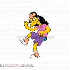 Otto Mans The Simpsons svg dxf eps pdf png