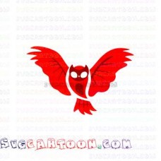 Owlette Sign Red PJ Masks svg dxf eps pdf png
