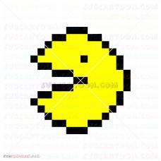 PacMan Doodle 009 svg dxf eps pdf png