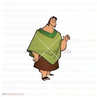 Pacha The Emperors New Groove 001 svg dxf eps pdf png