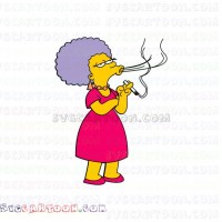 Patty Bouvier The Simpsons svg dxf eps pdf png