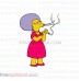 Patty Bouvier The Simpsons svg dxf eps pdf png