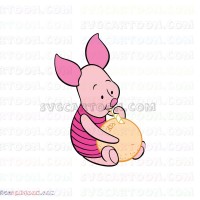 Piglet Winnie the Pooh 16 svg dxf eps pdf png