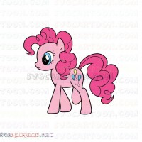 Pinkie Pie My Little Pony svg dxf eps pdf png