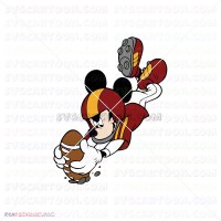 Playing football Mickey Mouse 002 svg dxf eps pdf png