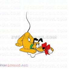 Pluto Mickey Mouse christmas svg dxf eps pdf png