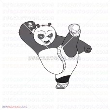Po Kung Fu Panda 001 svg dxf eps pdf png