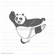 Po Kung Fu Panda 002 svg dxf eps pdf png