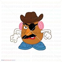 Potato Head Toy Story 053 svg dxf eps pdf png