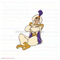 Prince Ali Sitting Cross Legged Aladdin 004 svg dxf eps pdf png