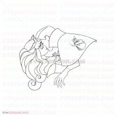 Prince Phillip and Princess Aurora Sleeping Beauty 013 svg dxf eps pdf png