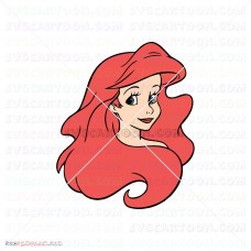 Princess Ariel The Little Mermaid 017 svg dxf eps pdf png