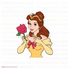 Princess Belle Beauty and the Beast 015 svg dxf eps pdf png