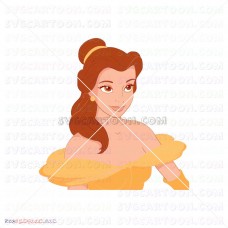 Princess Belle Beauty and the Beast 016 svg dxf eps pdf png