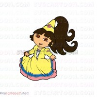 Princess Dora svg dxf eps pdf png