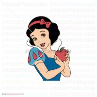 Princess Snow White and The Seven Dwarfs 010 svg dxf eps pdf png