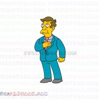 Principal Skinner The Simpsons svg dxf eps pdf png