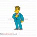 Principal Skinner The Simpsons svg dxf eps pdf png