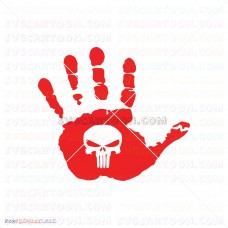 Punisher Silhouette 002 svg dxf eps pdf png