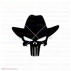 Punisher Silhouette 006 svg dxf eps pdf png