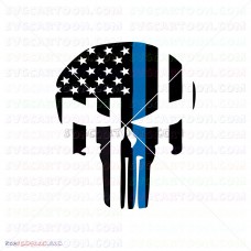 Punisher Silhouette 011 svg dxf eps pdf png