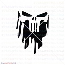 Punisher Silhouette 017 svg dxf eps pdf png