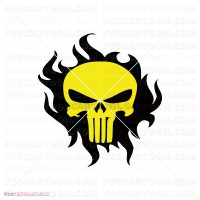 Punisher Silhouette 019 svg dxf eps pdf png
