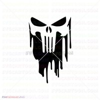Punisher Silhouette 027 svg dxf eps pdf png