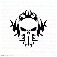 Punisher Silhouette 031 svg dxf eps pdf png