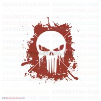 Punisher Silhouette 032 svg dxf eps pdf png