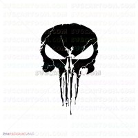 Punisher Silhouette 040 svg dxf eps pdf png