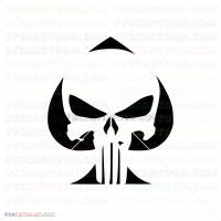 Punisher Silhouette 041 svg dxf eps pdf png