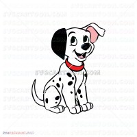 Puppy 101 Dalmations 033 svg dxf eps pdf png