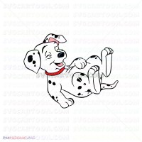 Puppy 101 Dalmations 034 svg dxf eps pdf png