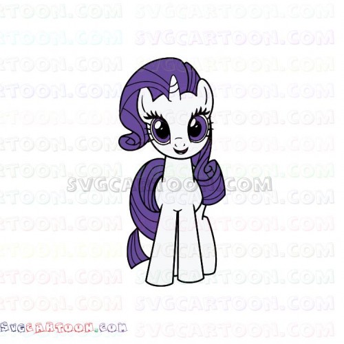 Download Rarity My Little Pony Svg Dxf Eps Pdf Png