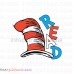 Read Hat Dr Seuss The Cat in the Hat svg dxf eps pdf png