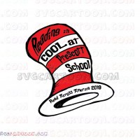 Reading is Cool at PreScott School 2019 Dr Seuss The Cat in the Hat svg dxf eps pdf png