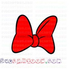Red Bow Mickey Mouse svg dxf eps pdf png
