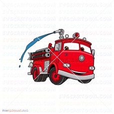 Red Firetruck Car Cars 057 svg dxf eps pdf png