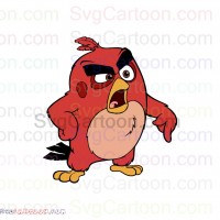 Red The Angry Birds svg dxf eps pdf png