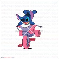 Riding Tricycle Lilo And Stitch 028 svg dxf eps pdf png