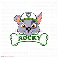 Rocky Paw Patrol 025 svg dxf eps pdf png