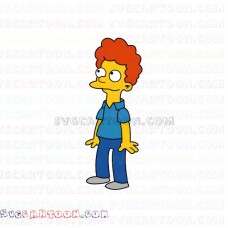 Rod Flanders The Simpsons svg dxf eps pdf png