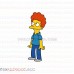 Rod Flanders The Simpsons svg dxf eps pdf png